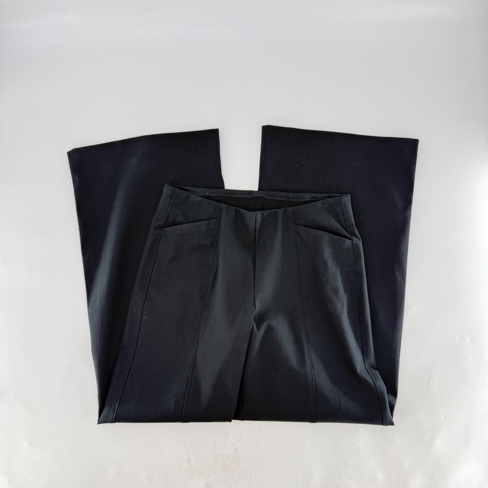 Old Navy High Rise Wide Leg Black Pants Trouser Medium Stretch Boho Professional - Picture 5 of 11